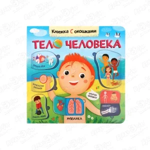 Фото для Книга с окошками Тело человека