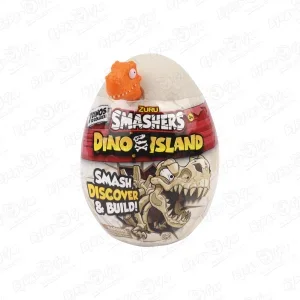 Игрушка-яйцо Smashers Dino Insland с фигуркой и слаймом в ассортименте