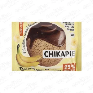 Печенье Сhikalab глазированное банан в шоколаде 60г
