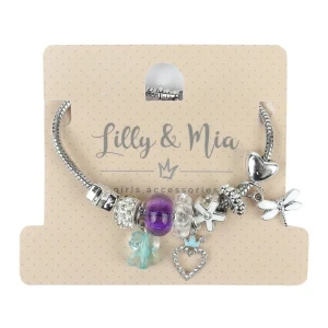 Фото для Браслет с шармами Lilly&Mia Весеннее настроение в ассортименте