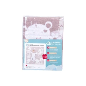 Фото для  Полотенце махровое Облачко Мишки бежевое 100х100см