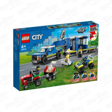 Фото для Конструктор LEGO CITY «Полицейский командный трейлер»