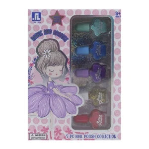 Фото для Набор лаков Zyra Toys яркие на водной основе 5цв с 3лет