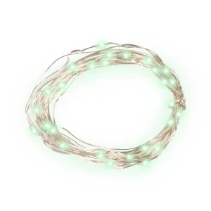 Фото для Гирлянда led Нить светодиодная на батарейках зеленая 30ламп 3м