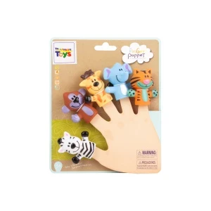 Фото для Театр пальчиковый Lanson Toys Животные Африки ПВХ с 3лет