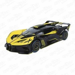 Фото для Модель авто Lanson Toys Bugatti Bolide черно-желтая 1:24 19см с 6лет