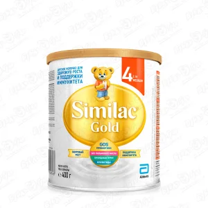 Молочко Similac Gold 4 для поддержки иммунитета 400г с 18мес БЗМЖ