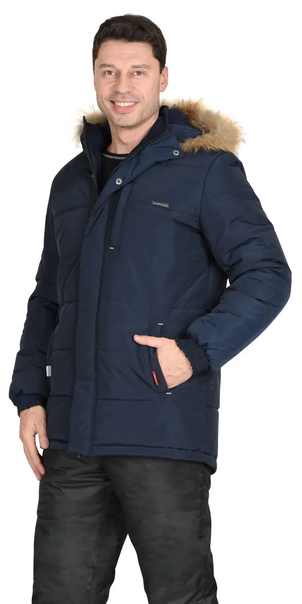 Куртка утепленная "Форвард-Норд" мужская, цв. т-синий