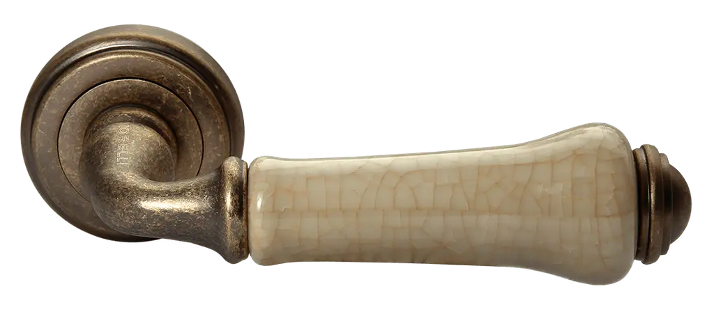 Ручка дверная "CLASSIC" старая античная бронза/шампань Морелли