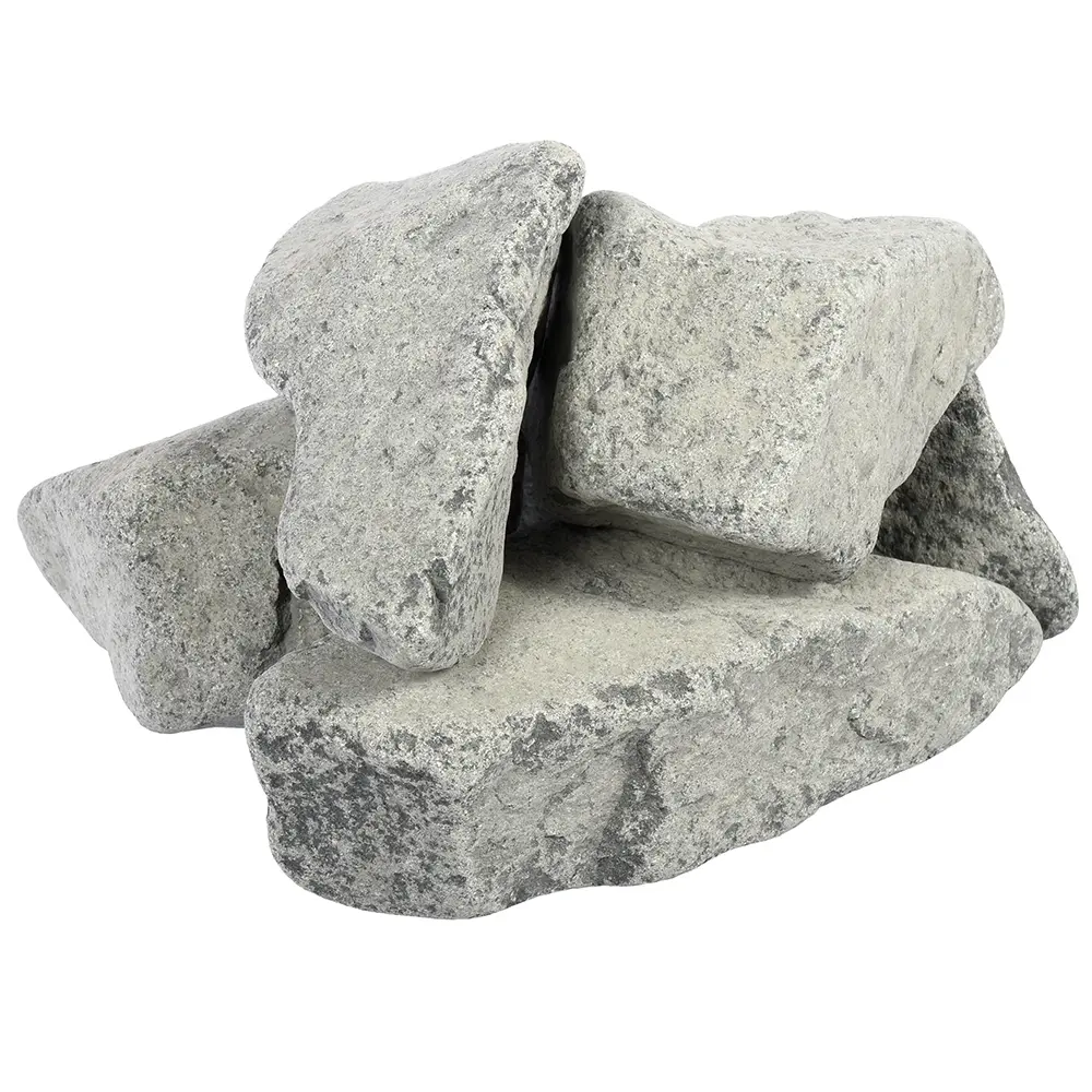 Камень "Габбро-Диабаз", обвалованный, к коробке по 20кг Банные штучки