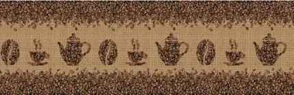 Панель интерьерная Кофе в зернах 600*3000
