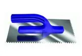 Гладилка зубчатая, пластиковая ручка,зуб 6*6 130*270 мм HOBBI