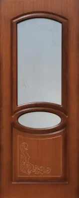 Полотно дверное макоре шпон (ДООФ) стекло матовое 600*2000*40 КРОНА