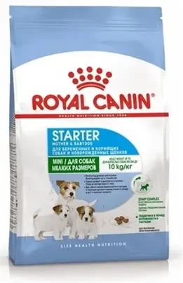 Фото для Royal Canin Mini Starter Mother & Babydog для щенков и беременных сук мелких пород 1 кг