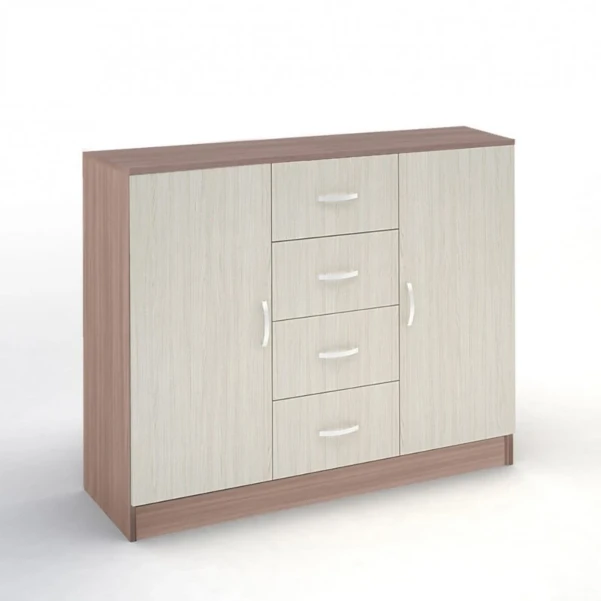 Фото для Комод Басса КМ-555-М (Ясень шимо темный/Ясень шимо светлый)