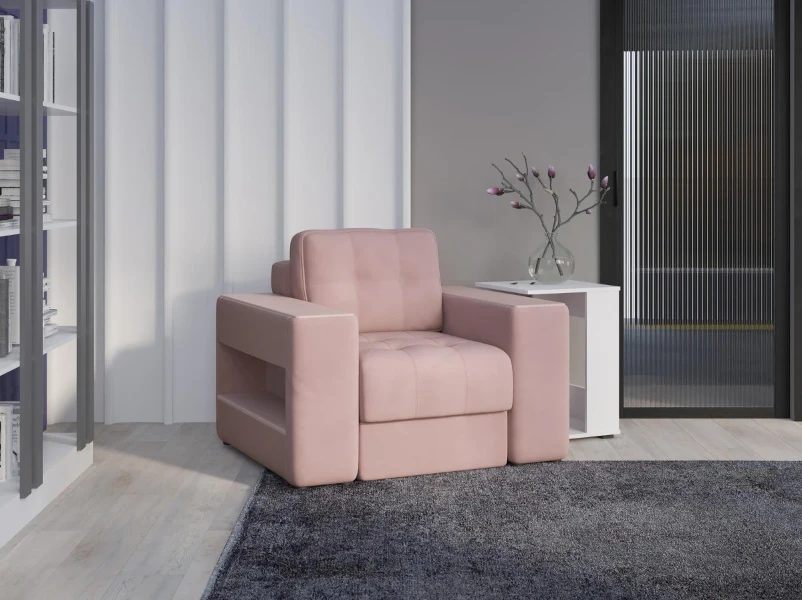 Фото для Кресло Доро (Пыльная роза/Пудра)