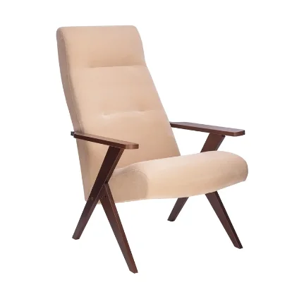 Кресло для отдыха Leset Tinto (Орех/Экокожа Polaris Beige)