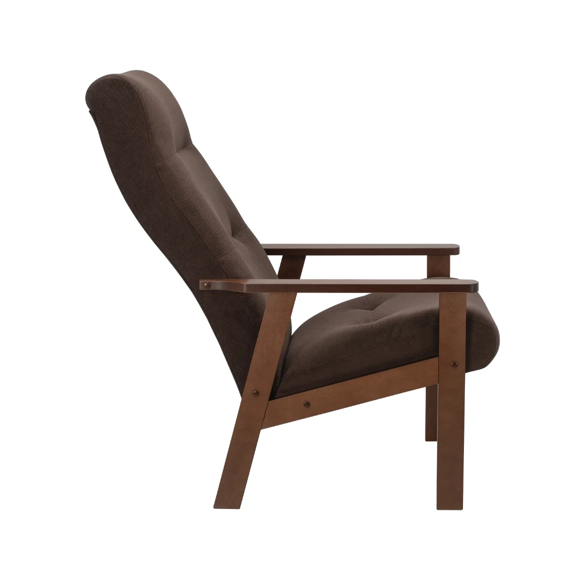 Кресло для отдыха Leset Retro (Орех/Ткань коричневая Ophelia 15)
