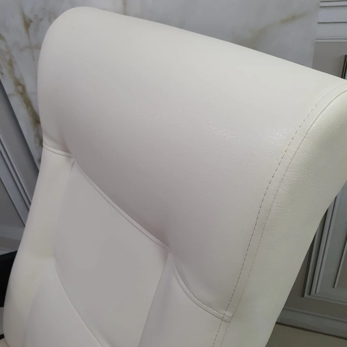 Кресло для отдыха Неаполь Модель 9 без лозы (Венге-эмаль/Экокожа Бежевый Polaris Beige)