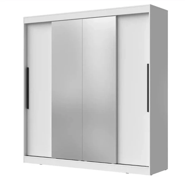 Фото для Шкаф-купе Лето-4 2.0 с зеркалом (Белый)