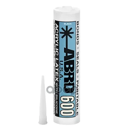 Фото для Герметик Акриловый 600 Abro Черный 310мл As-600-Blk ABRO арт. AS-600-BLK