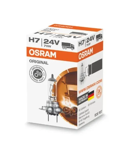 Фото для А/Лампа H7 24v 70w (Px26d) Osram 64215 [=Koito 0706] Osram арт. 64215