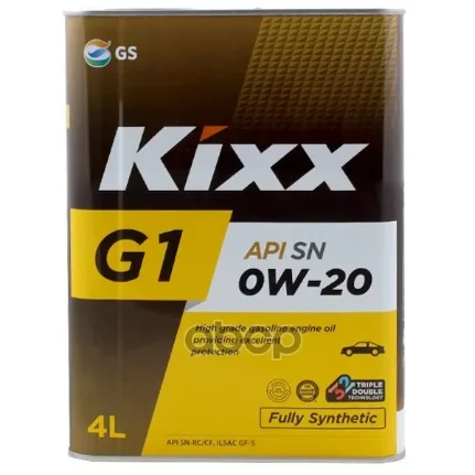 Фото для KIXX Масло Моторное 0w20 Sp/Sn/Cf 4l Kixx G1 Синтетика L205544te1