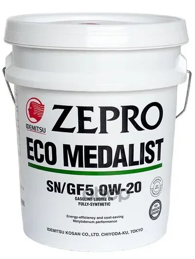 Фото для IDEMITSU Масло Моторное 0w20 Sn/Gf5 20л. Idemitsu Zepro Eco Medalist 3583-001