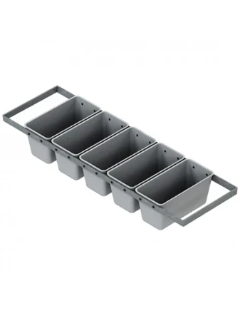 Секция форм хлебопекарных алюминиевых литых 5Л11 с ручками на 600 (форма хлебная)