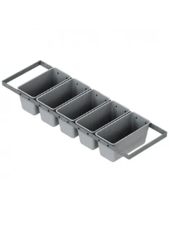 Секция форм хлебопекарных алюминиевых литых 5Л11 с ручками на 600 (форма хлебная)