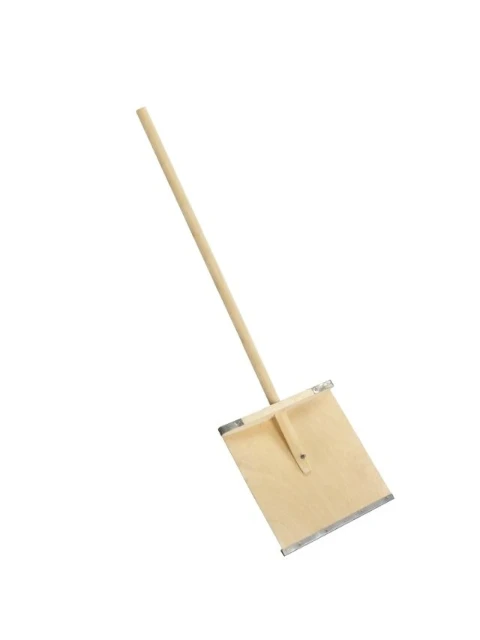 Лопата фанерная( разборная) с планкой с черенком 380*380