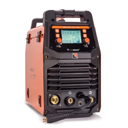Фото для Сварочный полуавтомат 200А, пров.0,6-1,2мм, элект.1,6-5,0 220B UNO MIG 207 LCD - Foxweld