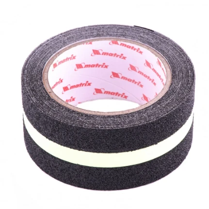 Фото для Лента клейкая, противоскользящая 50мм х 5м, фотолюминисцентной полосой - Matrix