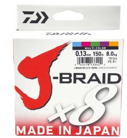 Фото для Плетеный шнур J-Braid Grand X8 в ассорт