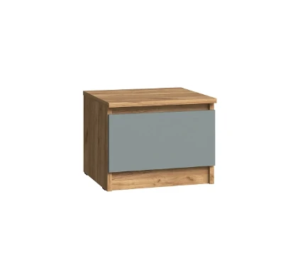 Фото для Челси Сolor Тумба прикроватная 1 шт. (Сумеречный голубой, Дуб крафт) МИФ