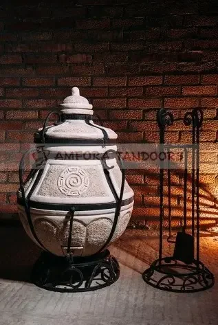 Фото для Тандыр Сармат Алладин мини 91*63*31 100кг 5см (Ш-12, Крест, сов, коч, кол, подст, стойка)
