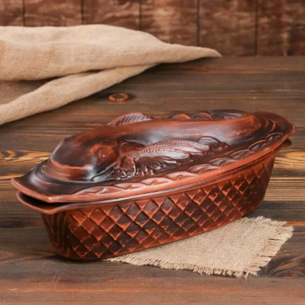 Фото для Жаровня "Рыба" с декором, 3 л 508471