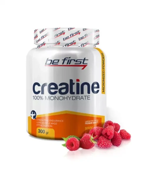 Фото для Be first Creatine powder 300 г, вкус малина