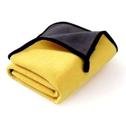 Фото для Салфетка KOLIBRIYA Nimbi-72 микрофибра супер-плотная для сушки, 40х40см, желто-черная