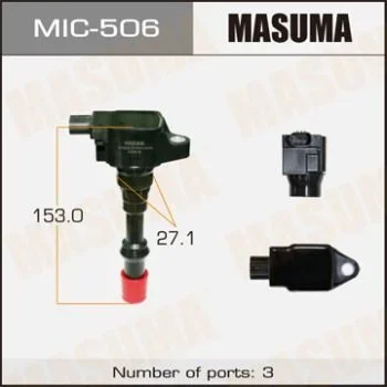 Фото для Катушка зажигания MASUMA, MIC-506 L15A, GD1, GD2, GD6, GD7