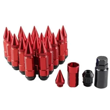 Фото для Комплект гаек-карандаш (лёгкие) R104 12*1,25 ( 20 шт, высота 55 мм ) красные