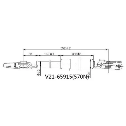 Фото для Амортизатор багажника JETT V2165915 RH SXN10