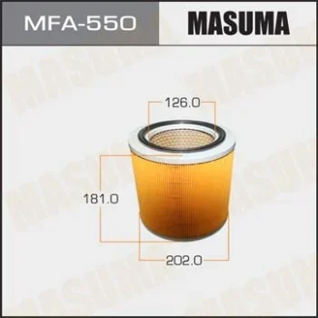 Фото для Воздушный фильтр MASUMA MFA550/A-427