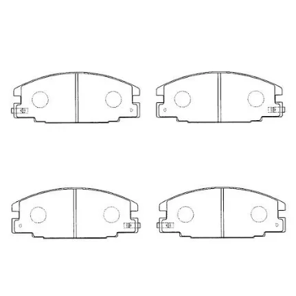 Фото для Колодки тормозные дисковые PF4196/GP04029 NKK