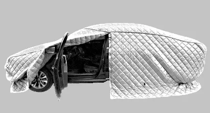 Портативный гараж. ЯНА-Стандарт - серебро - 5.1 седан