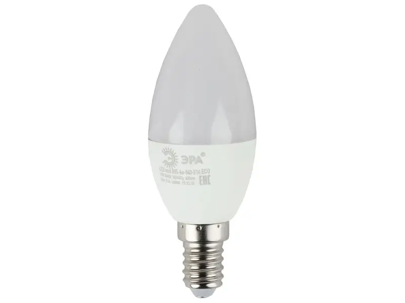Лампа ЭРА LED smd B35-6w-827-E14 ECO\