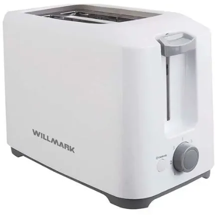 Тостер WILLMARK WTS-9218P (800 Вт.,7 степ.обжар.,2 отдела,поддон для крошек, центр. тостов)