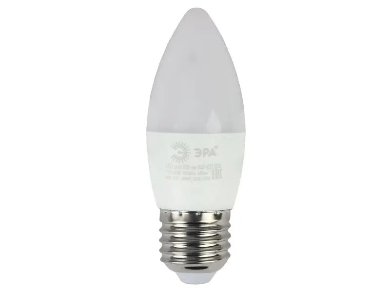 Лампа ЭРА LED smd B35-6w-840-E27 \