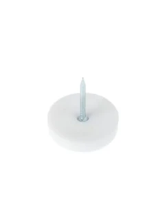 Фото для Накладка мебельная круглая тундра,d=28мм.8шт.,цвет белый