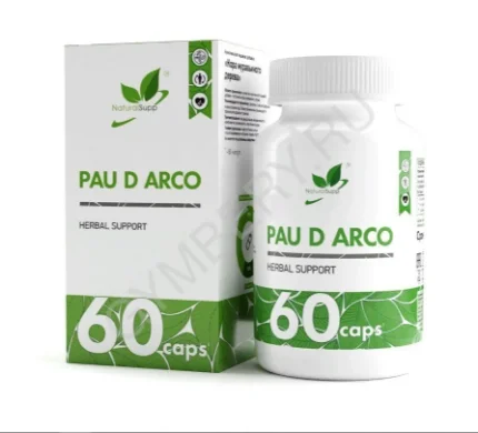 Фото для Natural Supp Pau D Arco 500мг (кора муравьиного дерева) 60 caps, шт., арт. 3007024